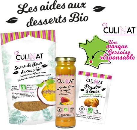 Les aides aux desserts bio